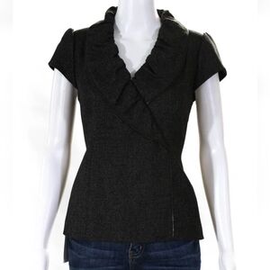 Classiques Entier Black Wool Blend Sweater, S, EUC